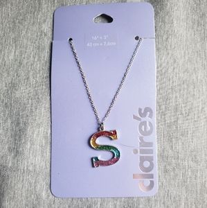 Rainbow S necklace